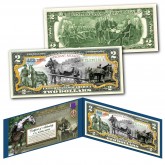 Most Decorated WAR HORSE in History SERGEANT RECKLESS Marines Genuine Legal Tender $2 US Bill