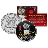 MUHAMMAD ALI " Liston Knockout " JFK Kennedy Half Dollar U.S. Coin