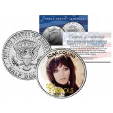 JOAN COLLINS - Sex Symbol of the 1960s - Colorized JFK Kennedy Half Dollar U.S. Coin
