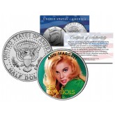ANN-MARGRET - Sex Symbol of the 1960s - Colorized JFK Kennedy Half Dollar U.S. Coin