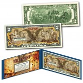 WILD WEST Iconic Figures American Frontier Outlaws Old West BLACK EAGLE Genuine Legal Tender U.S. $2 Bill