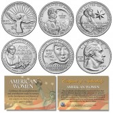2022 American Women Quarters US Mint 5-Coin Complete Set in Capsules (P-Mint)