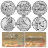 2023 American Women Quarters US Mint 5-Coin Complete Set in Capsules (P-Mint)
