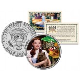 WIZARD OF OZ " Dorothy & Toto " JFK Kennedy Half Dollar US Coin - Officially Licensed