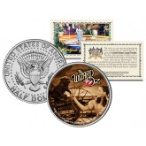WIZARD OF OZ " Over the Rainbow with Toto " JFK Kennedy Half Dollar US Coin - Officially Licensed
