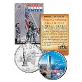 WORLD TRADE CENTER - 13th Anniversary - FREEDOM TOWER 9/11 NY State Quarter Coin WTC