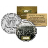 World War II - THE HOLOCAUST - Colorized JFK Kennedy Half Dollar US Coin - DAYS OF REMEMBRANCE