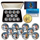 2009 YANKEE STADIUM INAUGURAL SEASON Quarters 11-Coin Team Set 24K Gold Plated - WORLD SERIES CHAMPIONS with Premium Display BOX