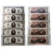 1976 BICENTENNIAL Colorized 2-SIDED Genuine Legal Tender U.S. $2 Bills * Lot of 5 - Consecutive Serial Numbered *
