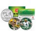 BRETT FAVRE - 3-Time MVP & All-Time Great - Wisconsin State Quarters US 2-Coin Set - Officially Licensed