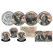 United States HISTORICAL SYMBOLS Genuine U.S. JFK Kennedy Half Dollar 3-Coin Set - Black Eagle / American Buffalo / Indian Chief