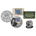 JACKIE ROBINSON Military Baseball Legends Official JFK Kennedy Half Dollar U.S. Coin 