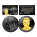 2016 RONALD REAGAN Presidential $1 Dollar U.S. Coin BLACK RUTHENIUM with 24K Gold Clad Regan Portrait (Philadelphia Mint)