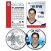TOM BRADY Colorized Massachusetts State Quarter U.S. Coin NFL New England Patriots - Officially Licensed