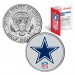 DALLAS COWBOYS NFL JFK Kennedy Half Dollar US Colorized Coin - Officially Licensed