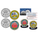 FATHERS DAY 2016 United States Armed Forces Military 2-Coin U.S. JFK Kennedy Half Dollar Set - ARMY