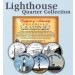 Historic American - LIGHTHOUSES - Colorized US Statehood Quarters 3-Coin Set #1 - Montauk (NY) Cape Hatteras (NC) Boston Harbor (MA)