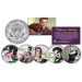 ELVIS PRESLEY 1956 #1 SONG HITS Colorized JFK Half Dollar Genuine Legal Tender U.S. 5-Coin Set
