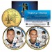 DEREK JETER & MARIANO RIVERA Final Season 2-Coin Set 24K Gold Plated New York Quarters