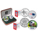 NEW ENGLAND PATRIOTS - NFL 2-COIN SET State Quarter & JFK Half Dollar in Exclusive Football Pigskin Display Box OFFICIALLY LICENSED