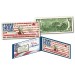 GOD BLESS AMERICA U.S.A. Genuine Legal Tender U.S. Flag Day Official $2 Bill with Premium Display Folio & Certificate of Authenticity