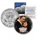 Gone with the Wind " Embrace " JFK Kennedy Half Dollar US Colorized Coin - Officially Licensed