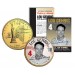 LOU GEHRIG - Hall of Fame - Legends Colorized New York State Quarter 24K Gold Plated Coin