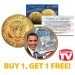 BARACK OBAMA 2008 JFK Kennedy Half Dollar Coin 24K Gold Plated - AS SEEN ON TV - BUY 1 GET 1 FREE - bogo