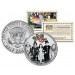 WIZARD OF OZ - Cast with Wizard - Colorized JFK Kennedy Half Dollar US Coin - Officially Licensed