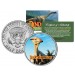 PARASAUROLOPHUS Collectible Dinosaur JFK Kennedy Half Dollar US Colorized Coin