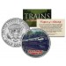 B&O RAILROAD's COLUMBIAN 1949 - Famous Trains - JFK Kennedy Half Dollar U.S. Colorized Coin