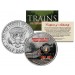 SOUTHERN PACIFIC 4449 STEAM - Famous Trains - JFK Kennedy Half Dollar U.S. Colorized Coin