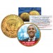 BARACK OBAMA - 44th President - 24K Gold Plated JFK Kennedy Half Dollar US Colorized Coin
