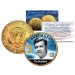 BABE RUTH Baseball Legends JFK Kennedy Half Dollar 24K Gold Plated US Coin