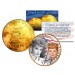 1976 LUCILLE BALL 24K Gold Plated IKE Dollar - Each Coin Serial Numbered of 376 - Officially Licensed