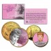 LUCILLE BALL 100th Birthday NY Quarter & JFK Half Dollar 2-Coin Set I LOVE LUCY 24K Gold Plated - Officially Licensed