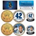 Mariano Rivera Hall of Fame 24K Gold Clad JFK Half Dollar 2-Coin U.S. Set 