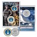 United States AIR FORCE Emblem JFK Kennedy Half Dollar U.S. Coin with 4x6 Display