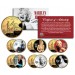 MARILYN MONROE MOVIES Colorized California Quarters 6-Coin Complete Set 24K Gold Plated - Officially Licensed