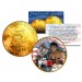1976 MUHAMMAD ALI 24K Gold Plated IKE Dollar - Each Coin Serial Numbered of 376 - Officially Licensed