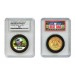 NEW ENGLAND PATRIOTS #1 DAD Licensed NFL 24KT Gold Clad JFK Half Dollar Coin in Special *Best Dad* Sealed Graded Holder 