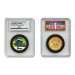 LOS ANGELES RAMS #1 DAD Licensed NFL 24KT Gold Clad JFK Half Dollar Coin in Special *Best Dad* Sealed Graded Holder 