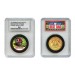 WASHINGTON REDSKINS #1 DAD Licensed NFL 24KT Gold Clad JFK Half Dollar Coin in Special *Best Dad* Sealed Graded Holder 