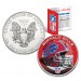 BUFFALO BILLS 1 Oz American Silver Eagle $1 US Coin Colorized - NFL LICENSED