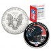 ATLANTA FALCONS 1 Oz American Silver Eagle $1 US Coin Colorized - NFL LICENSED