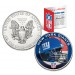 NEW YORK GIANTS 1 Oz American Silver Eagle $1 US Coin Colorized - NFL LICENSED
