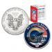 ST. LOUIS RAMS 1 Oz American Silver Eagle $1 US Coin Colorized - NFL LICENSED
