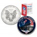 HOUSTON TEXANS 1 Oz American Silver Eagle $1 US Coin Colorized - NFL LICENSED