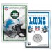 DETROIT LIONS Field NFL Colorized JFK Kennedy Half Dollar U.S. Coin w/4x6 Display