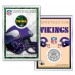 MINNESOTA VIKINGS Field NFL Colorized JFK Kennedy Half Dollar U.S. Coin w/4x6 Display